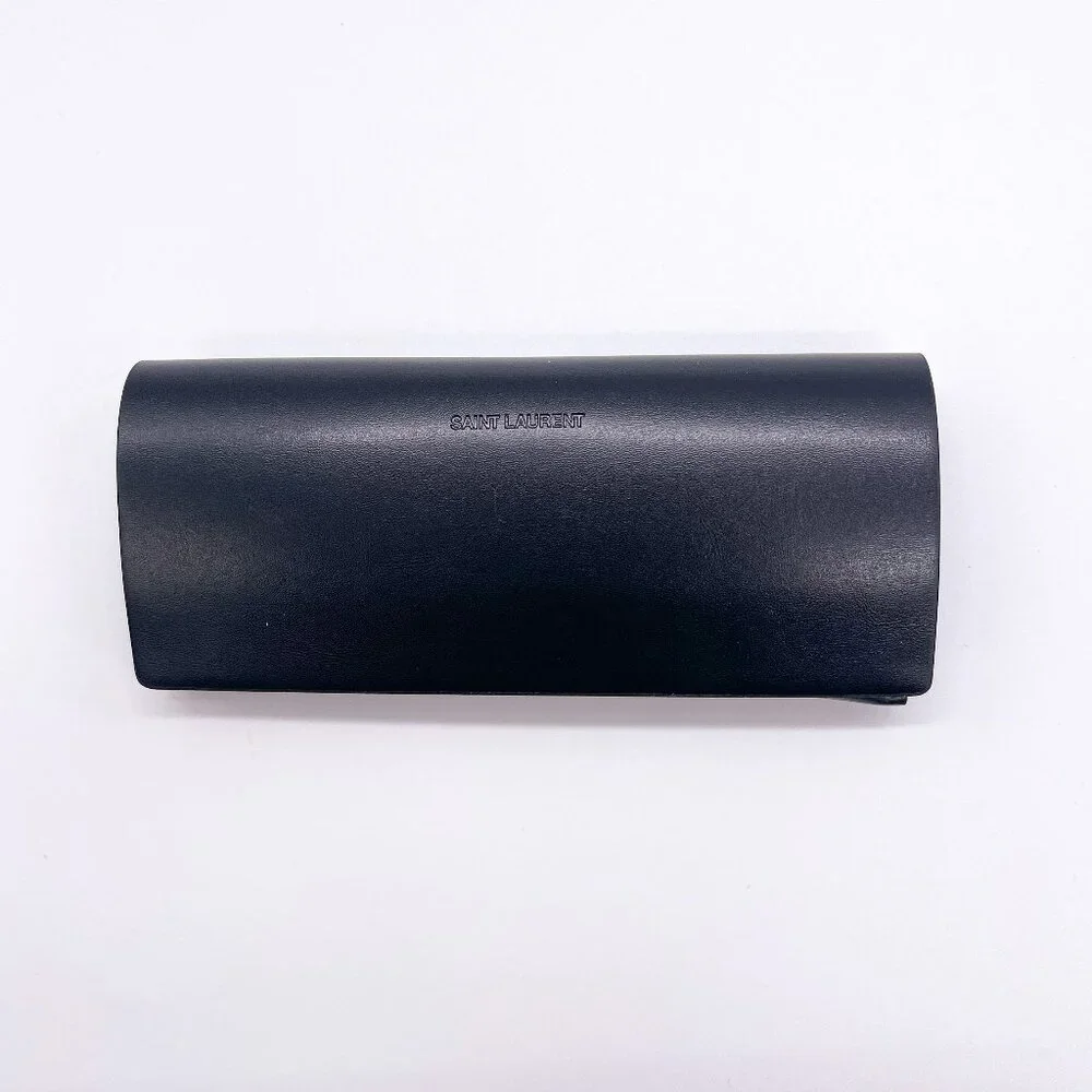 NEW SL653 LEON LEATHER SPOILER 002 NEW SAINT LAURENT LEON SPOILER SL 653 002